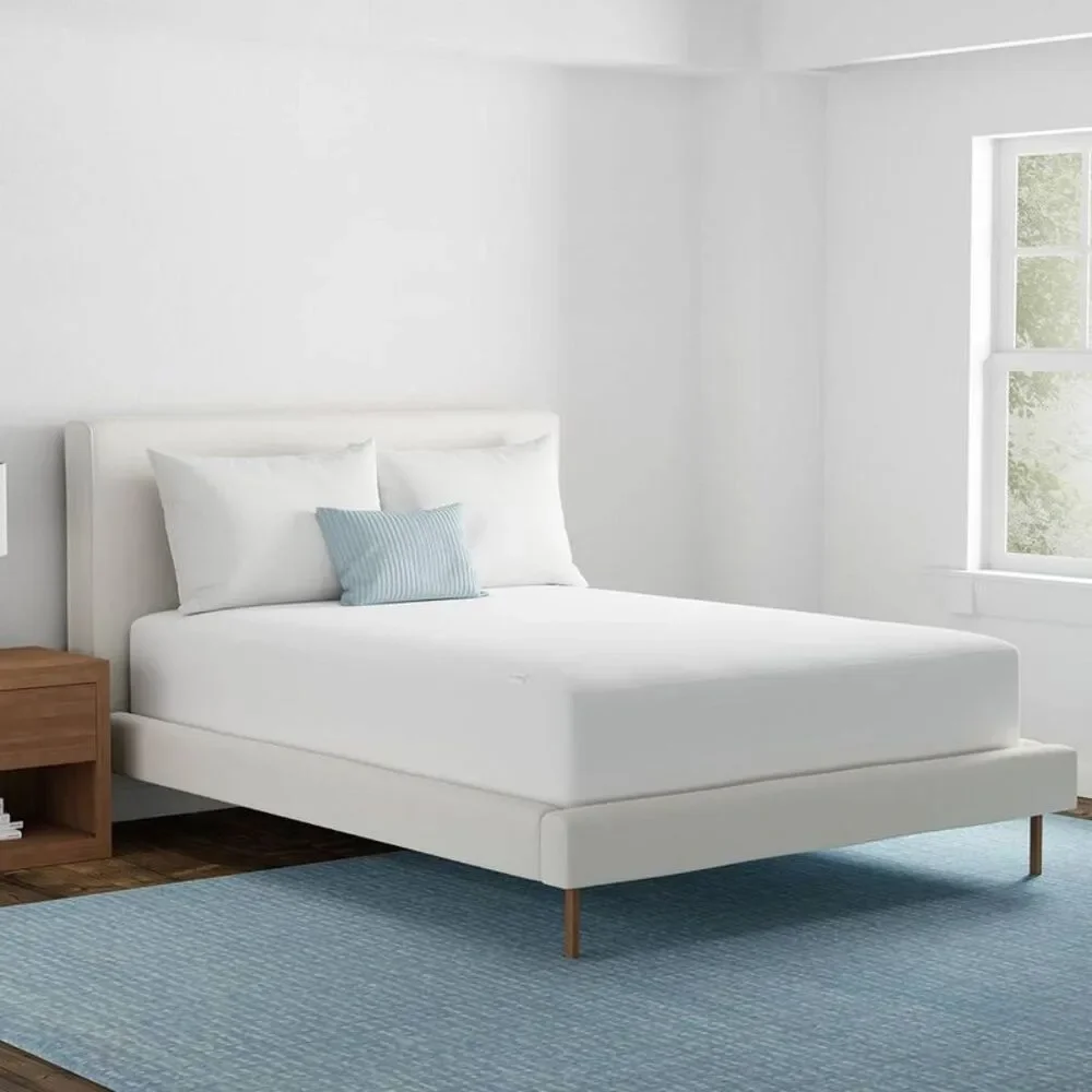 Allerease Cool Touch Fitted Mattress Protector - White - Picture 4 of 5